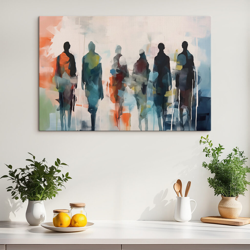 Figure in colori chiari — ambiente 1