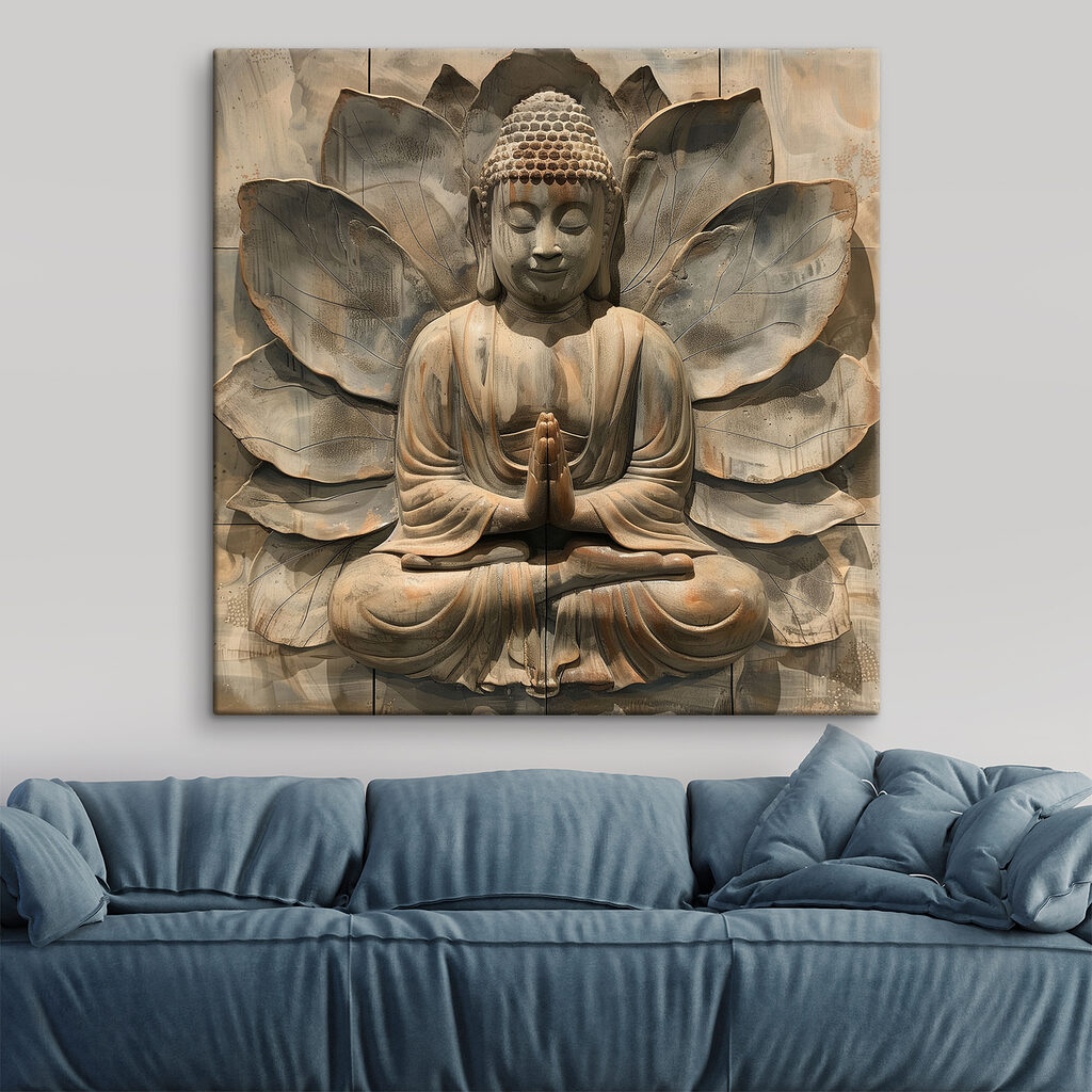 Buddha davanti al loto — ambiente 2