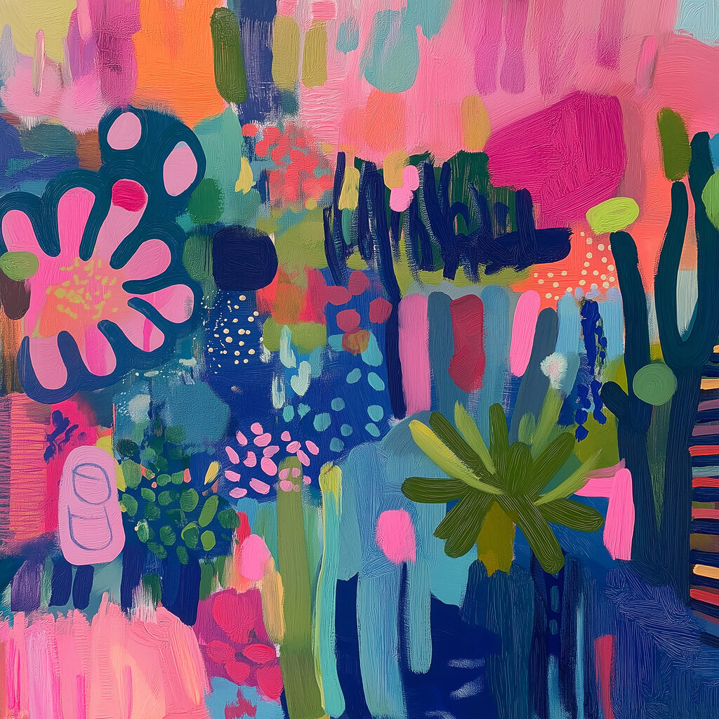 Fiori in colori vivaci — design completo