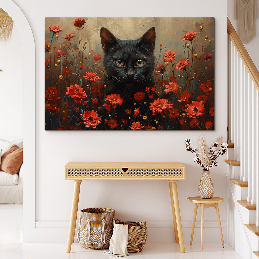Gatto nero e rosso — ambiente 2