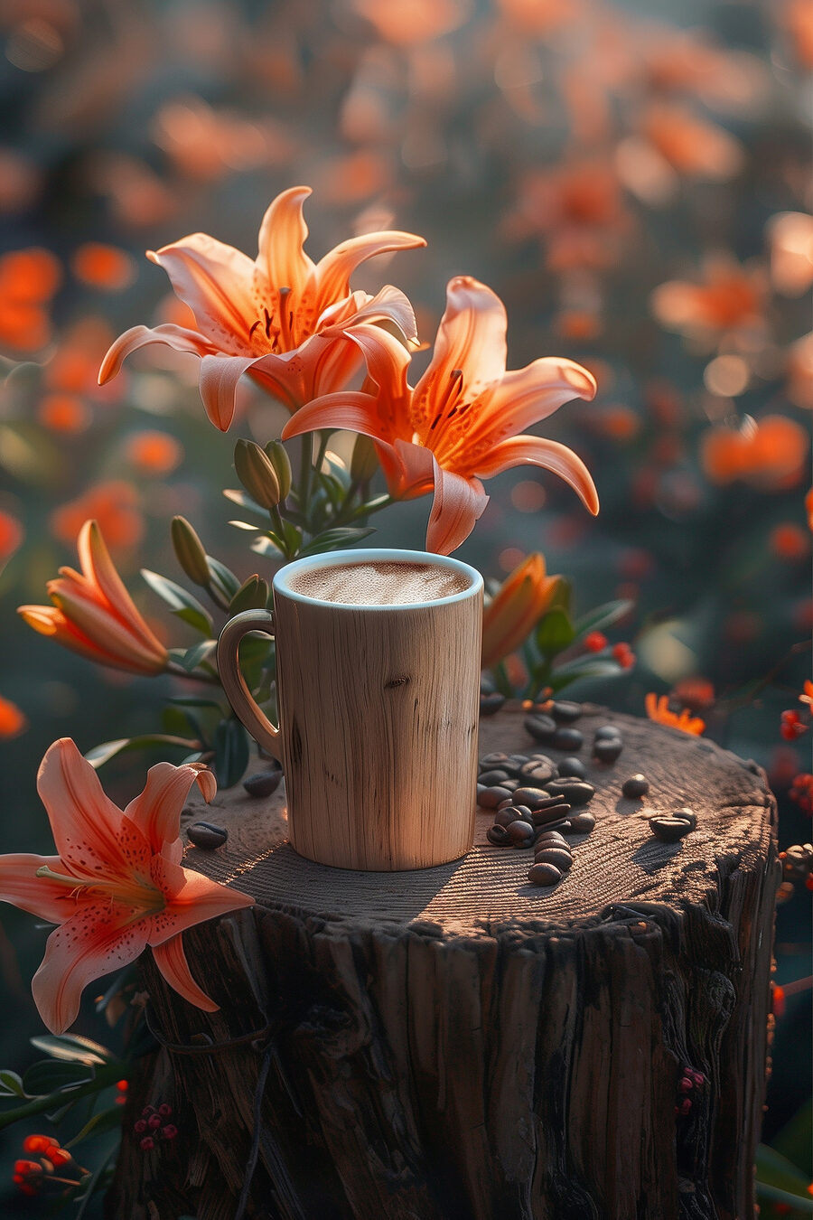 Caffè tra i gigli — design completo