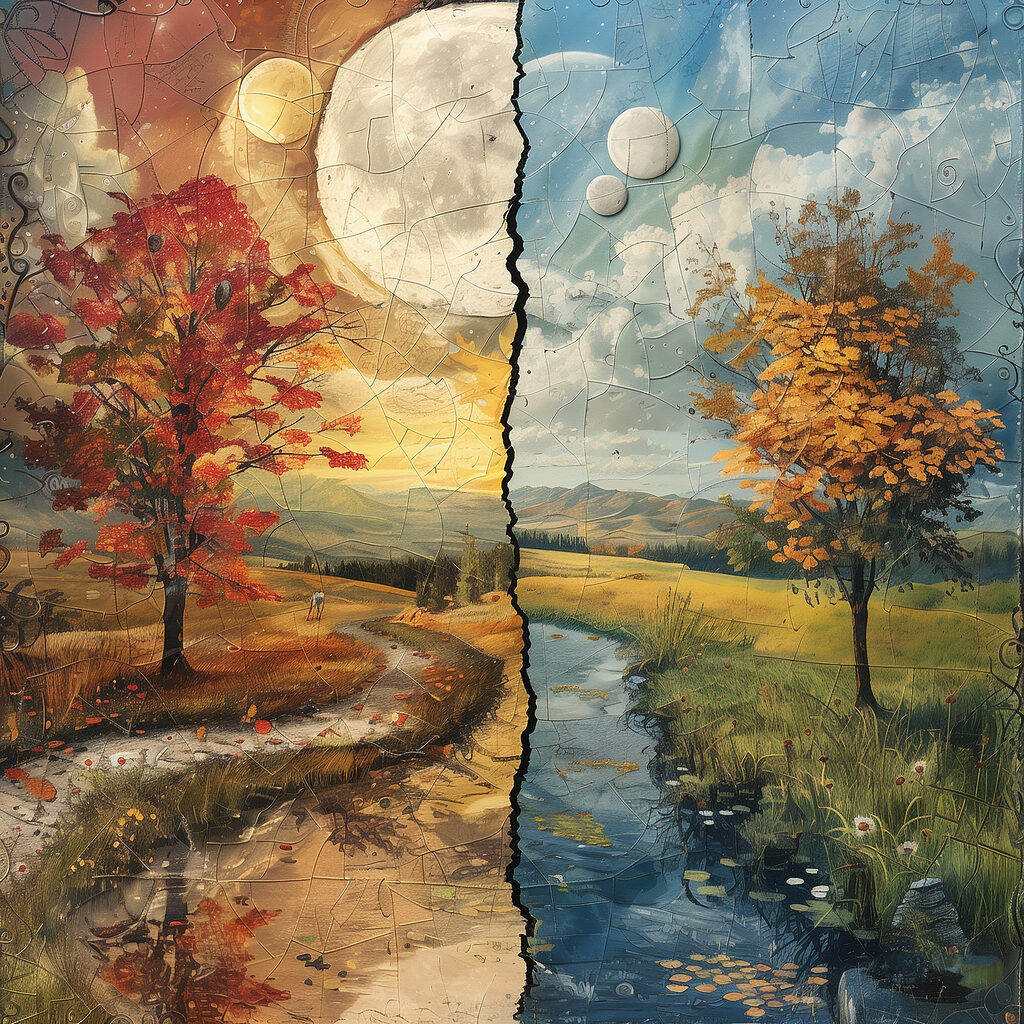 Paesaggi sotto la luna — design completo