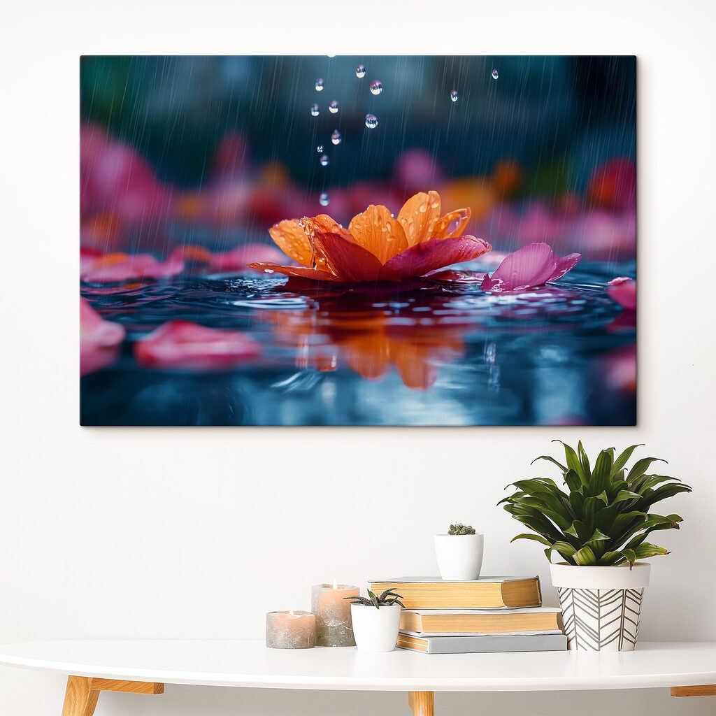 Fiore d’acqua con gocce — ambiente 4