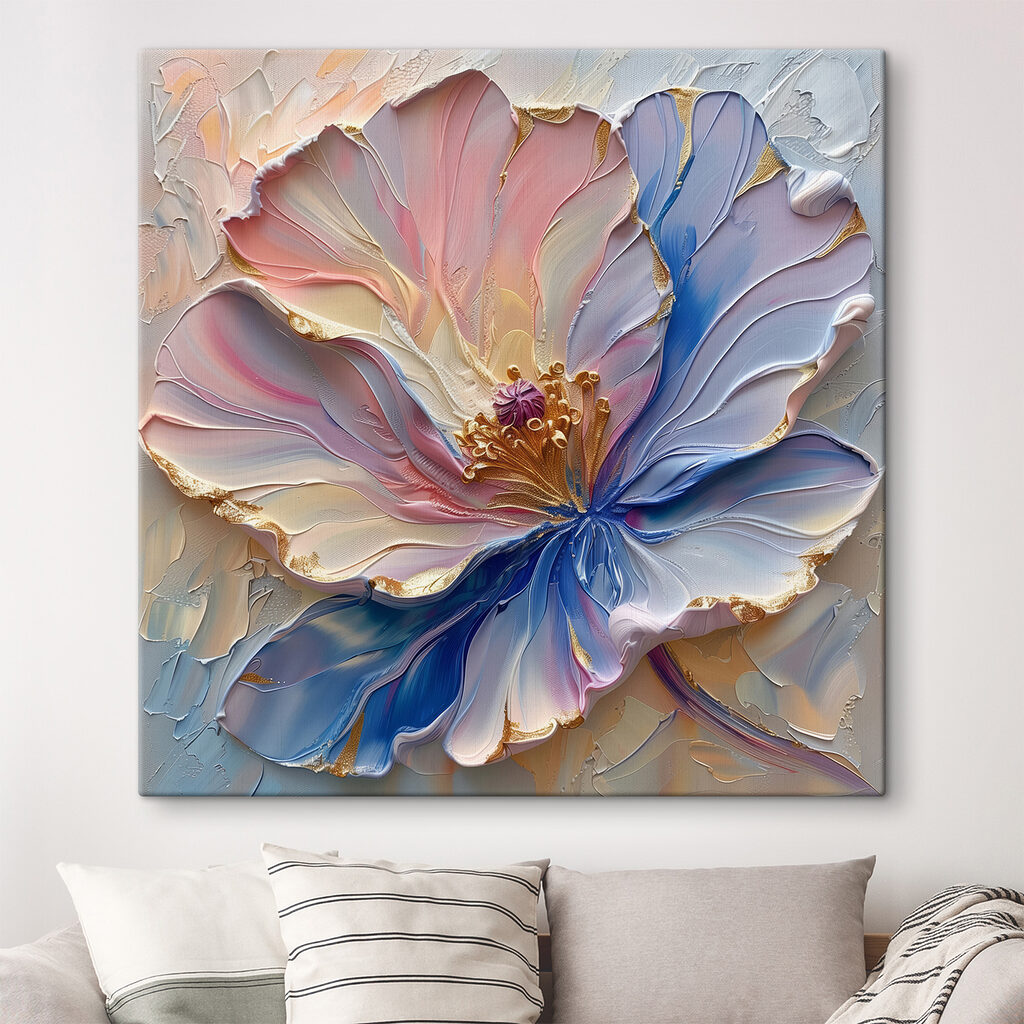 Fiore dai bordi colorati — ambiente 1