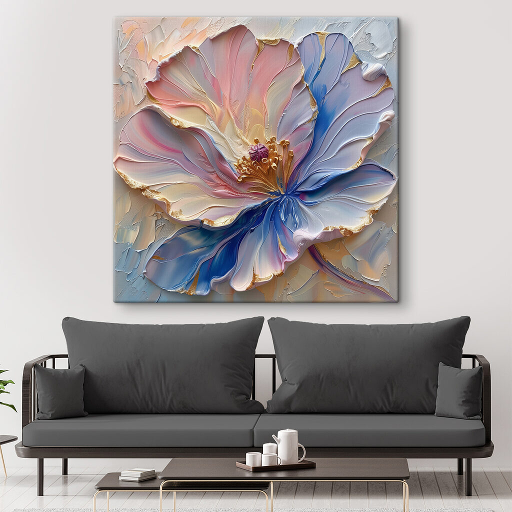 Fiore dai bordi colorati — ambiente 3
