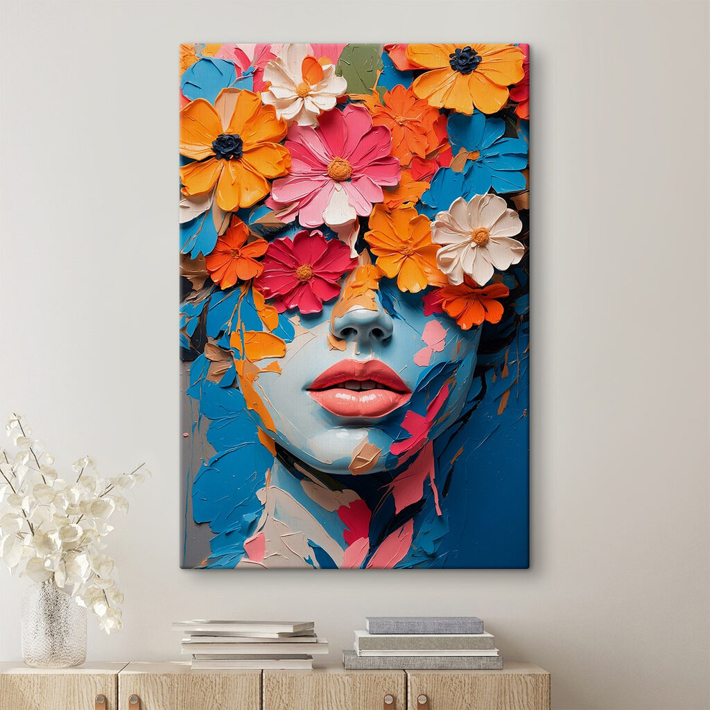 Ritratto vivace tra fiori — ambiente 2