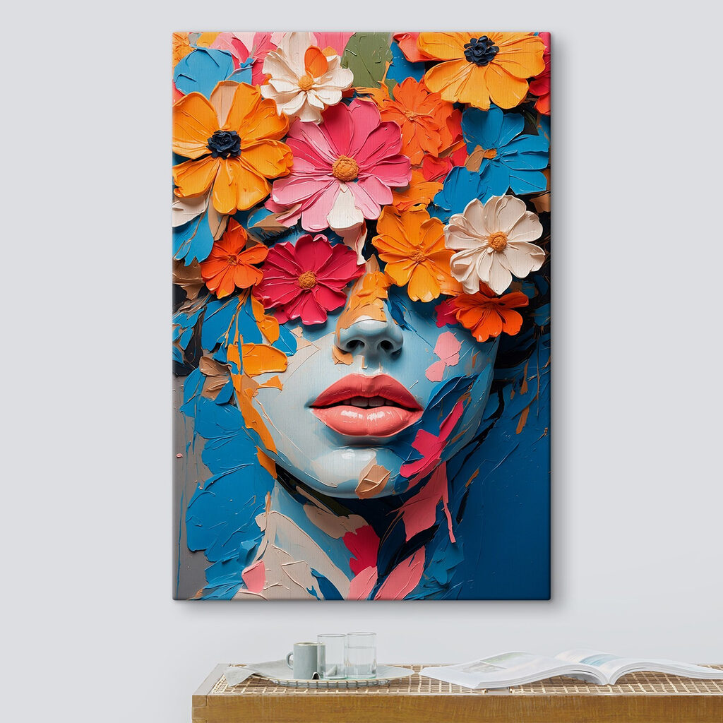 Ritratto vivace tra fiori — ambiente 3