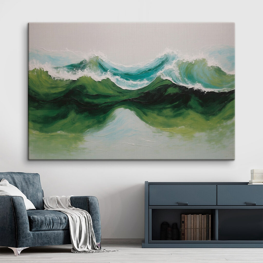 Onde verdi con schiuma — ambiente 2