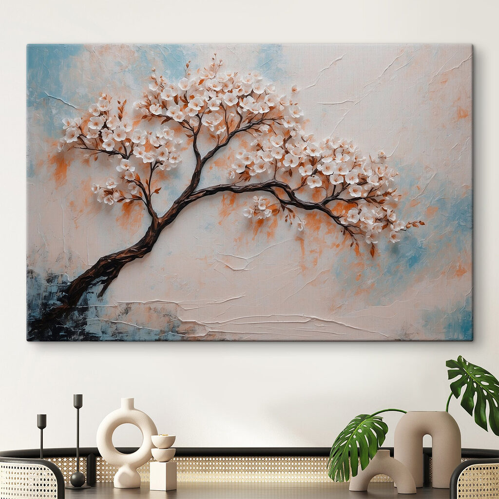 Fiori su ramo curvo — ambiente 3