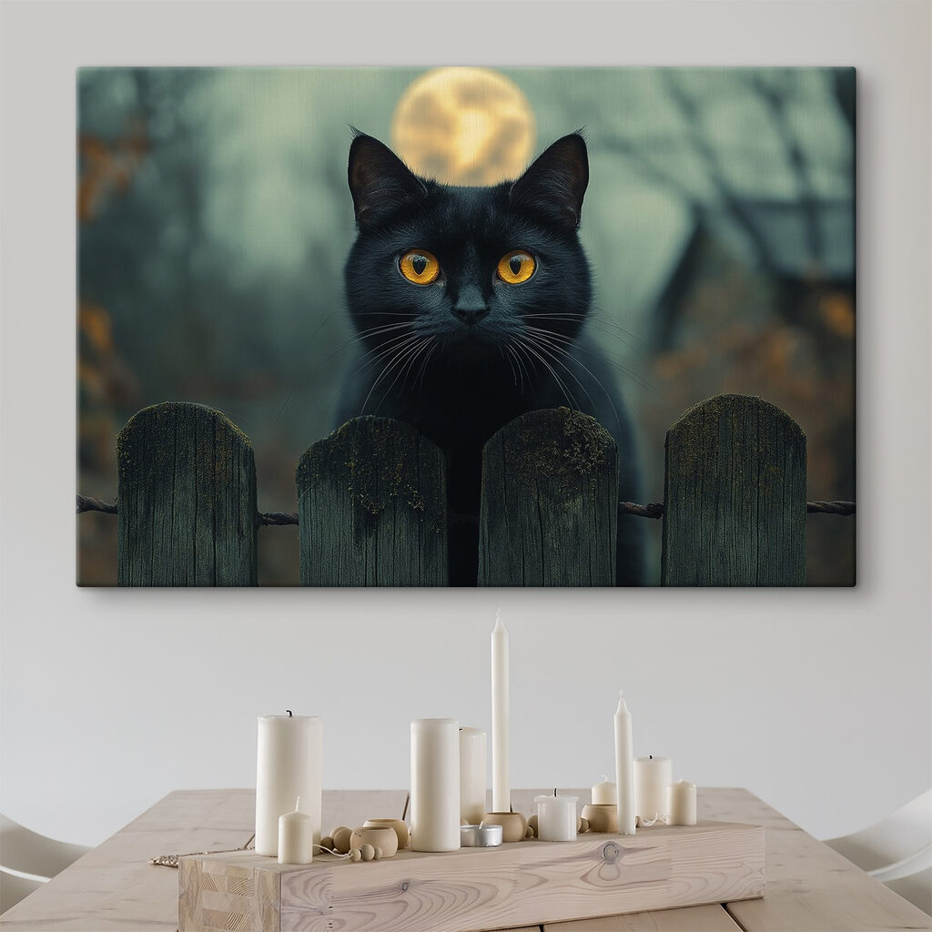 Gatto dietro la staccionata — ambiente 2