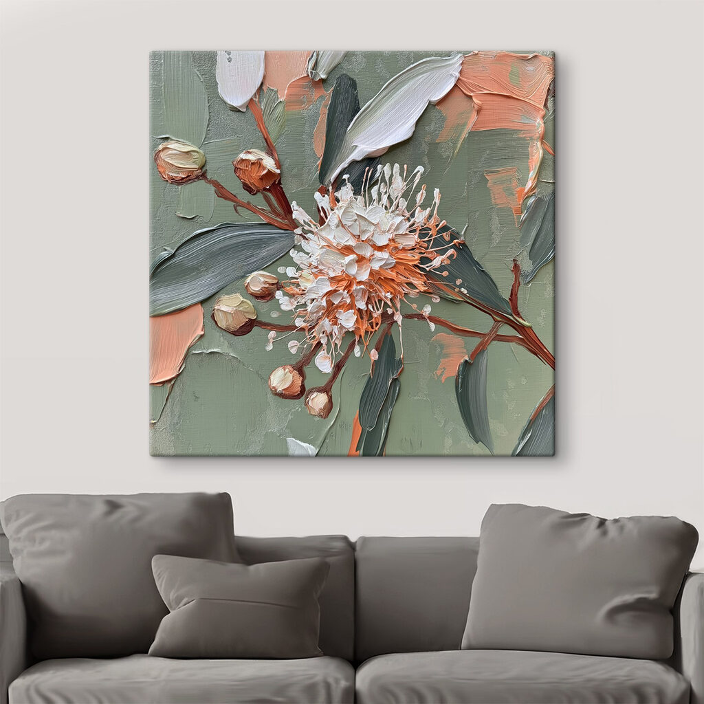 Fiore a pennellate larghe — ambiente 2