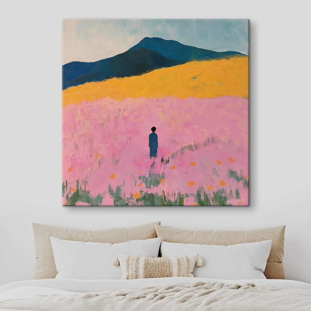 Solo nel campo rosa — ambiente 2