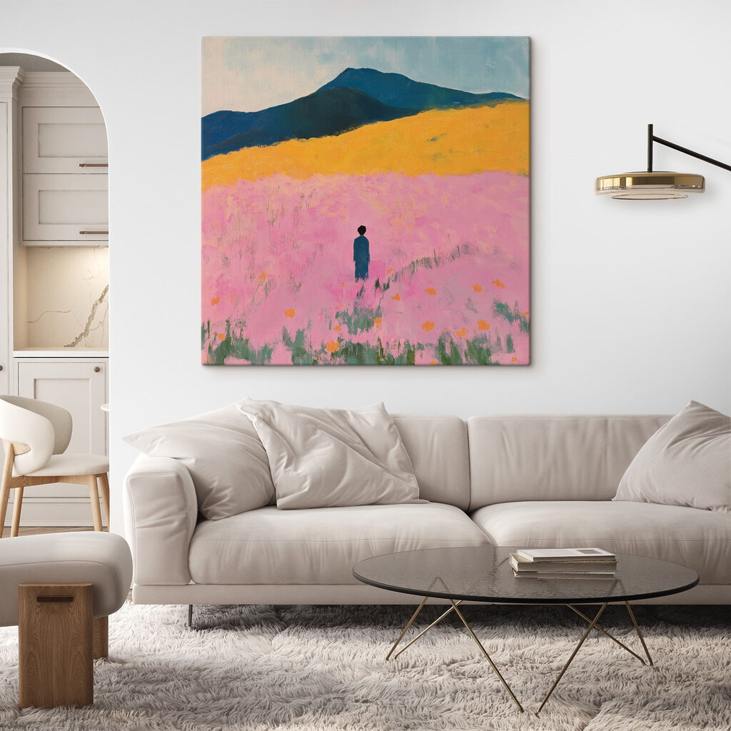 Solo nel campo rosa — ambiente 4