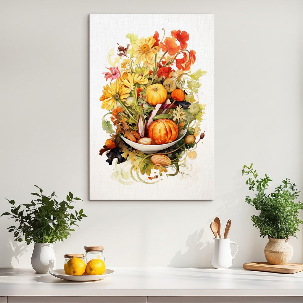 Verdure in acquerello caldo — ambiente 1