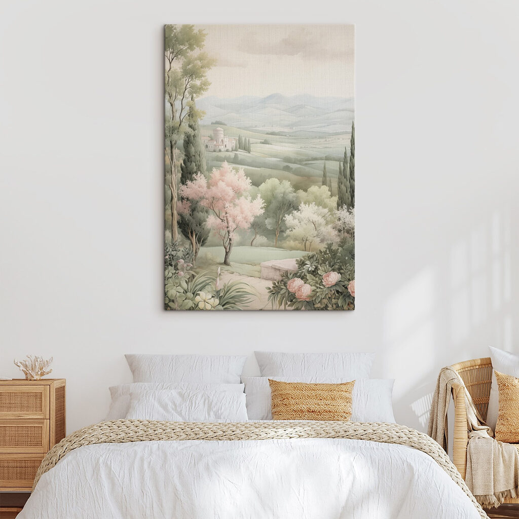 Alberi fioriti sulla valle — ambiente 2