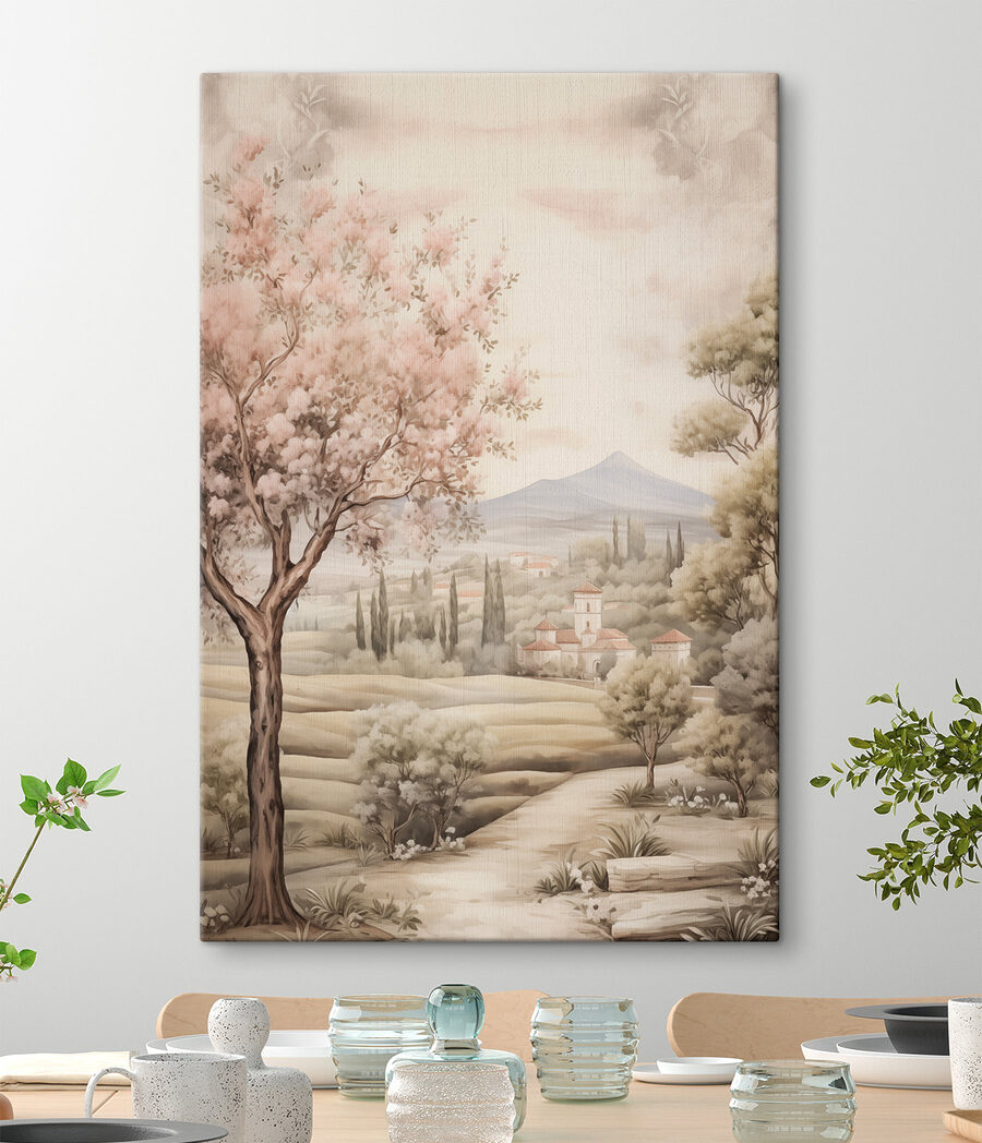 Fiori rosa sui sentieri — ambiente 1
