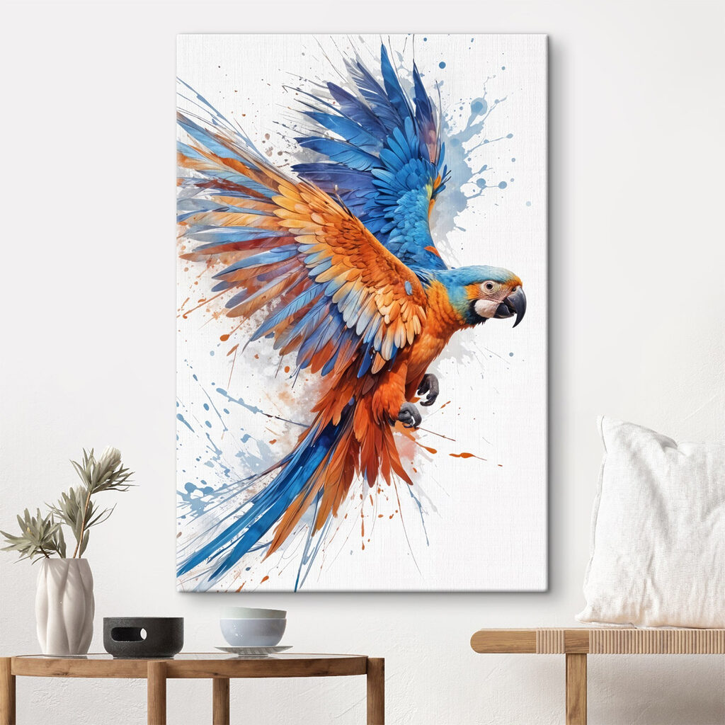 Ara in volo — ambiente 1