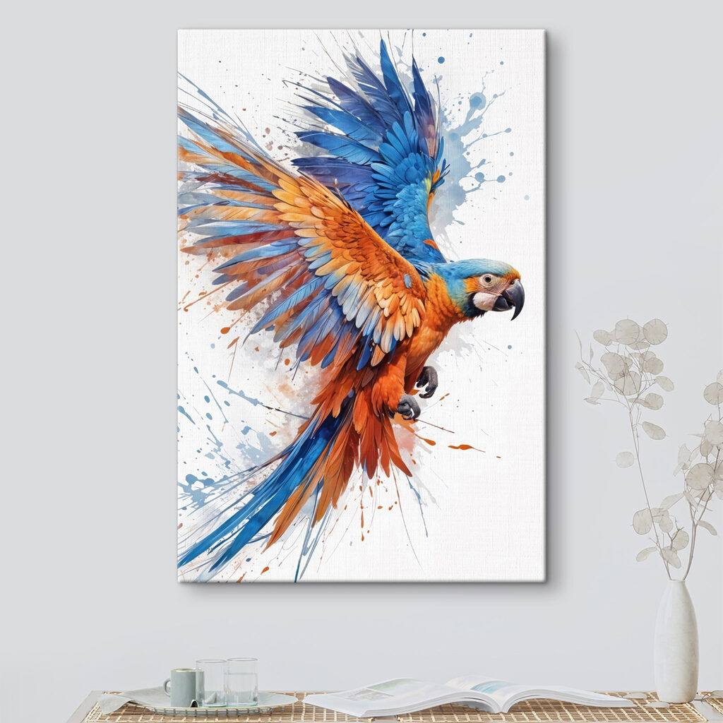 Ara in volo — ambiente 2