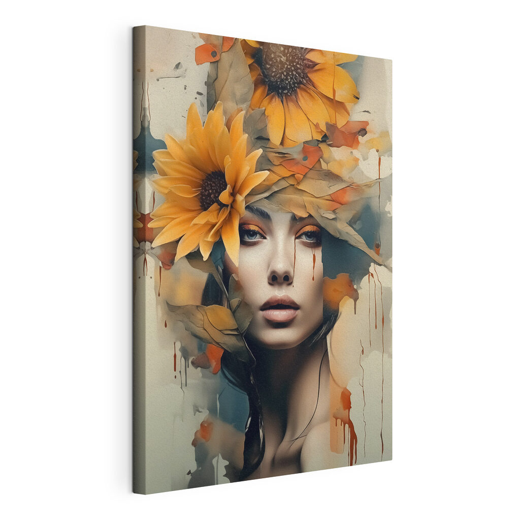 Sguardo e fiori d’autunno — vista del prodotto