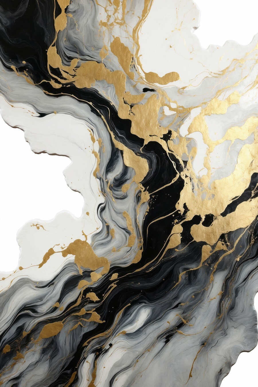 Venature dorate astratte — design completo