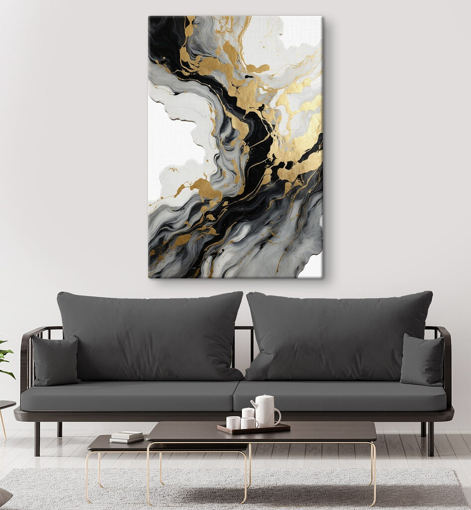 Venature dorate astratte — ambiente 2