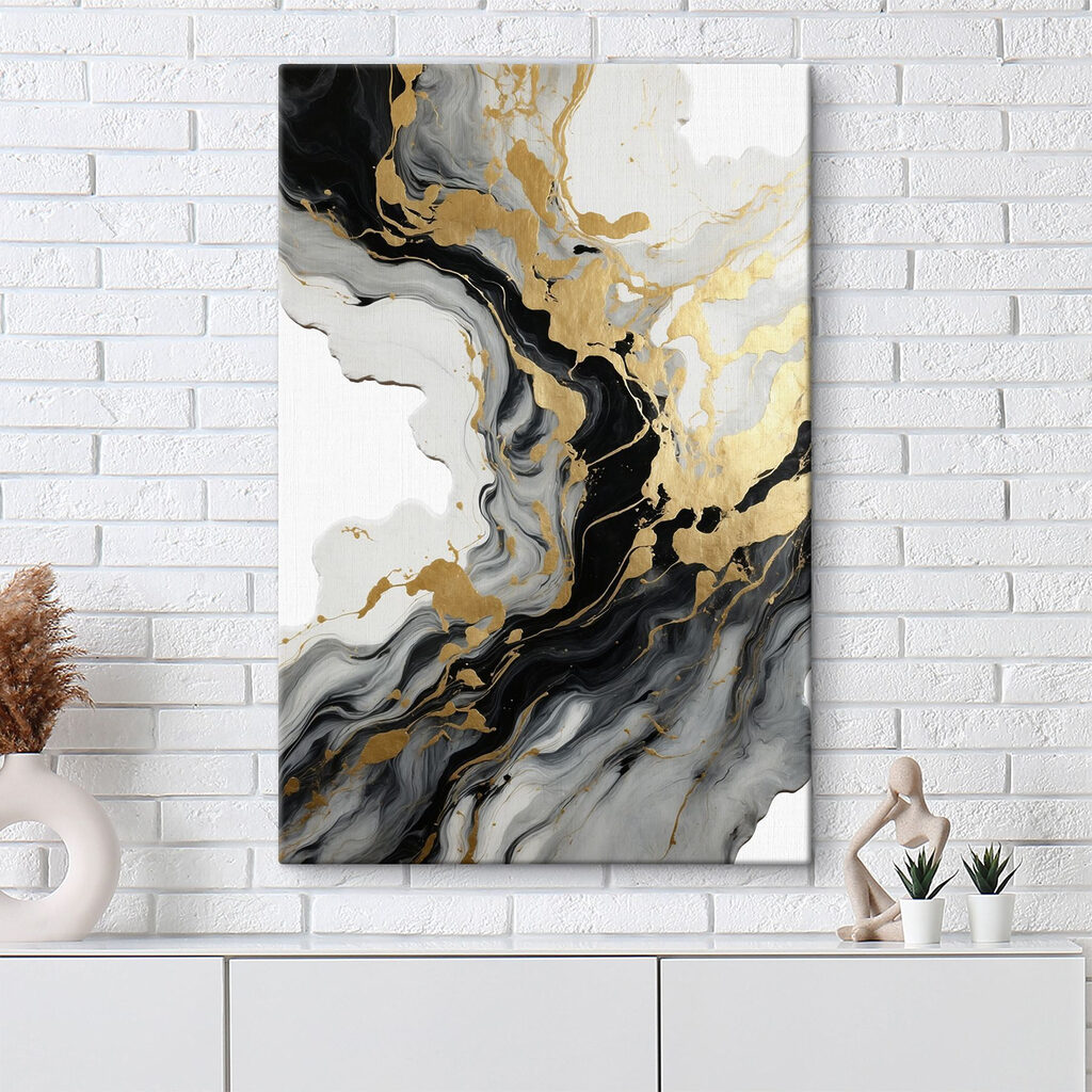 Venature dorate astratte — ambiente 3
