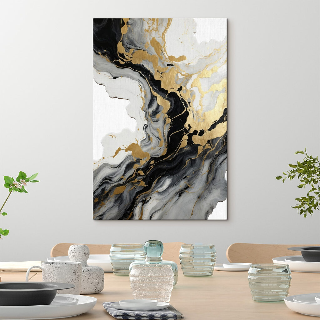 Venature dorate astratte — ambiente 4