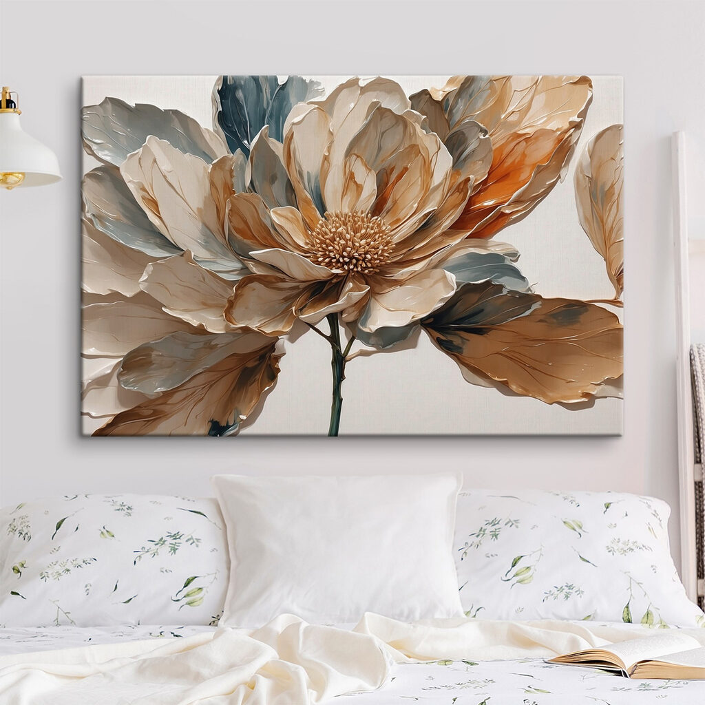Fiore in toni terrosi — ambiente 2