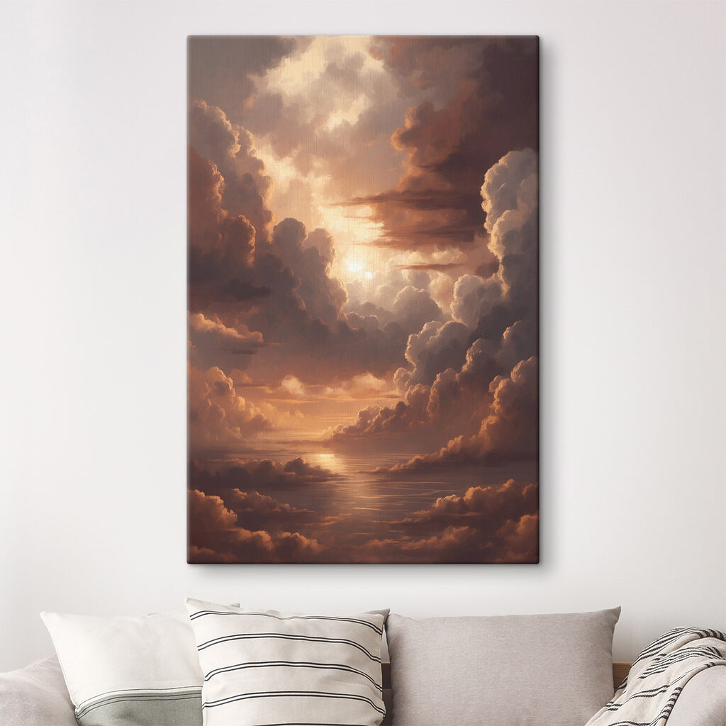 Cielo di luce dorata — ambiente 2