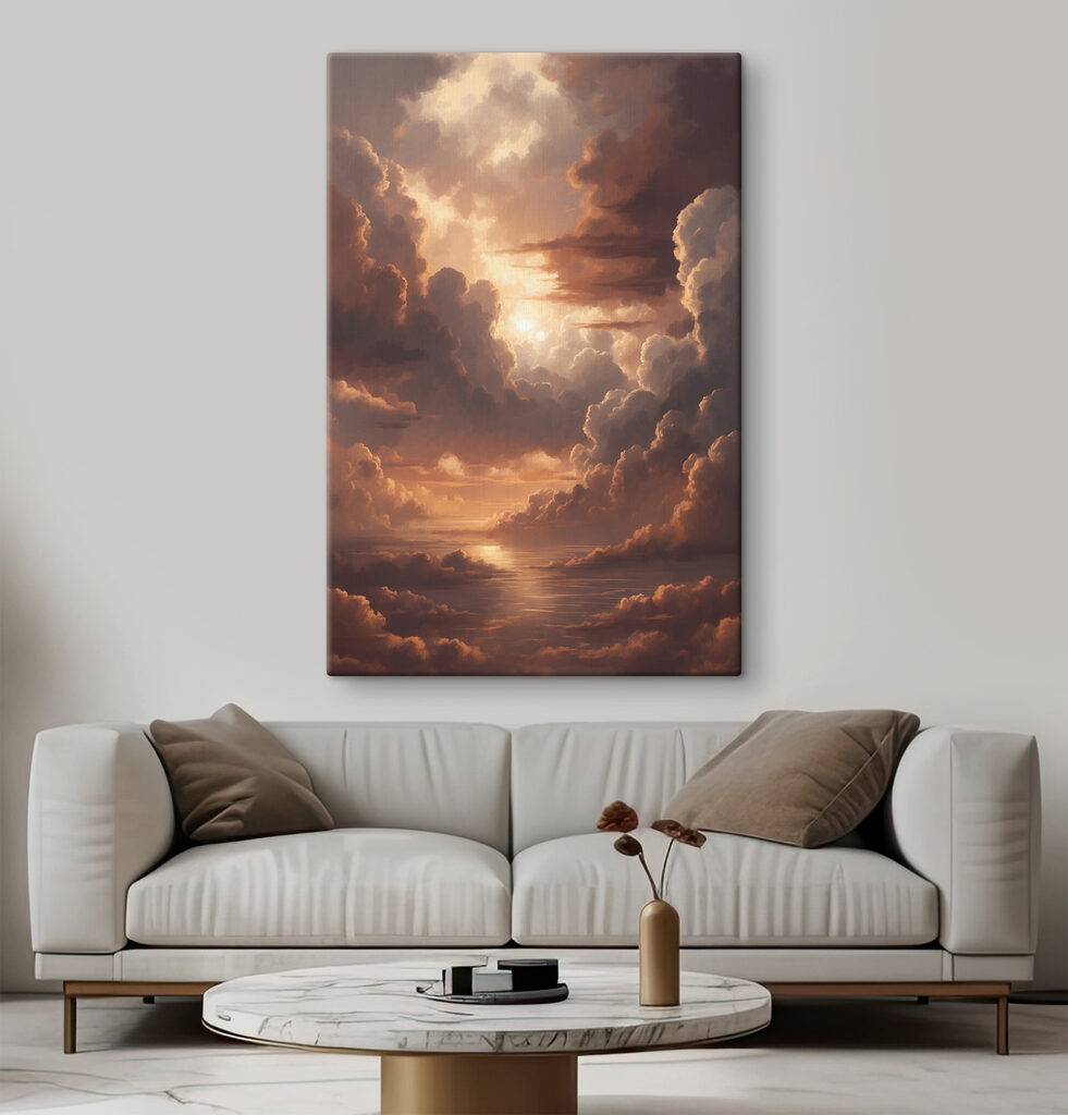Cielo di luce dorata — ambiente 3