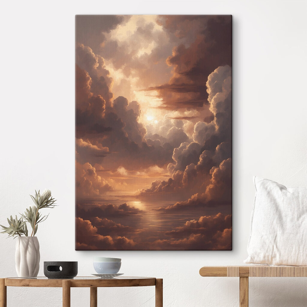 Cielo di luce dorata — ambiente 1