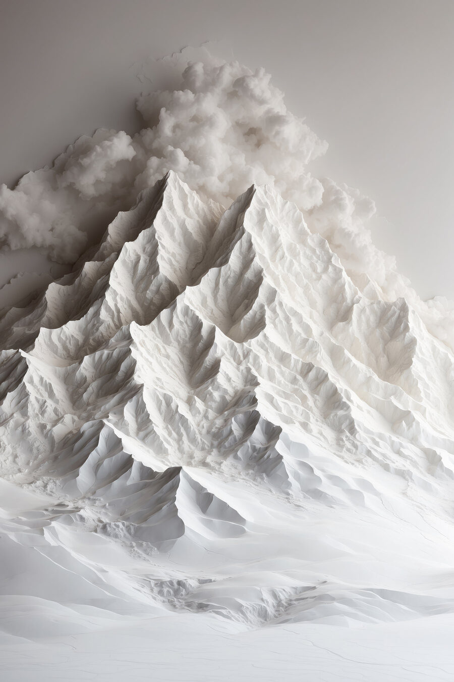 Vetta nella nebbia — design completo