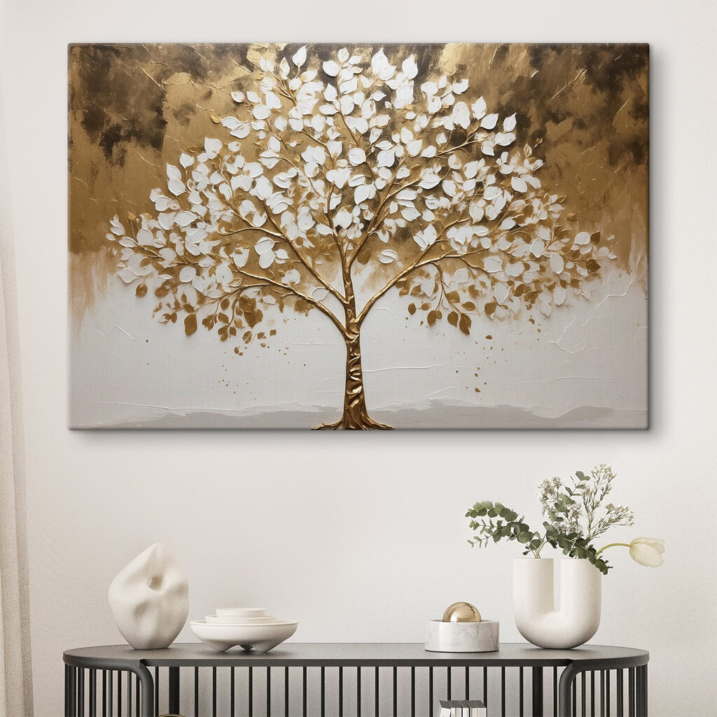 Albero dalle foglie dorate — ambiente 3