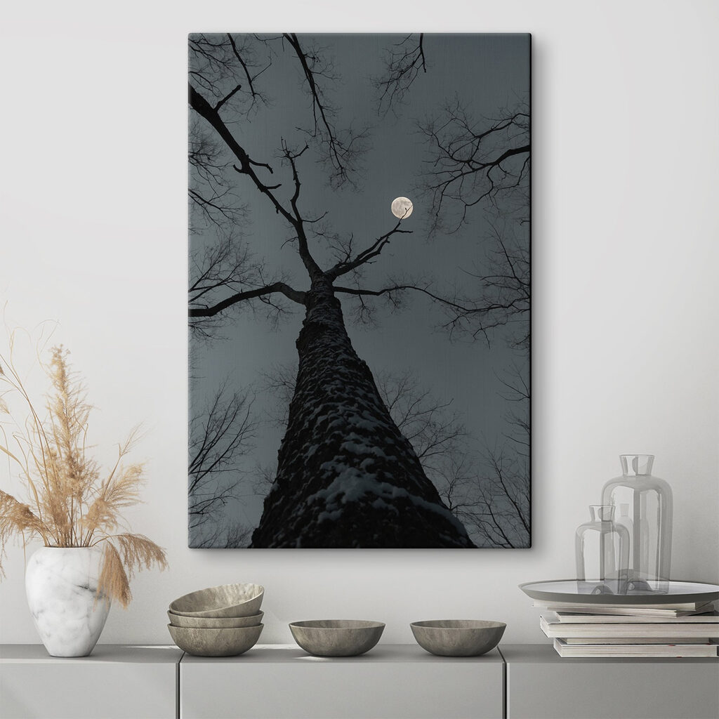 Tronco sotto la luna — ambiente 1