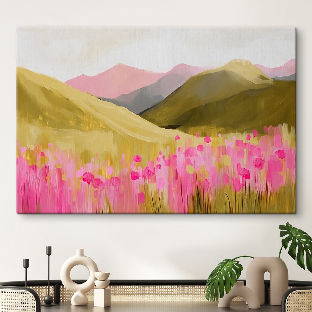 Fioritura rosa sui pendii — ambiente 1
