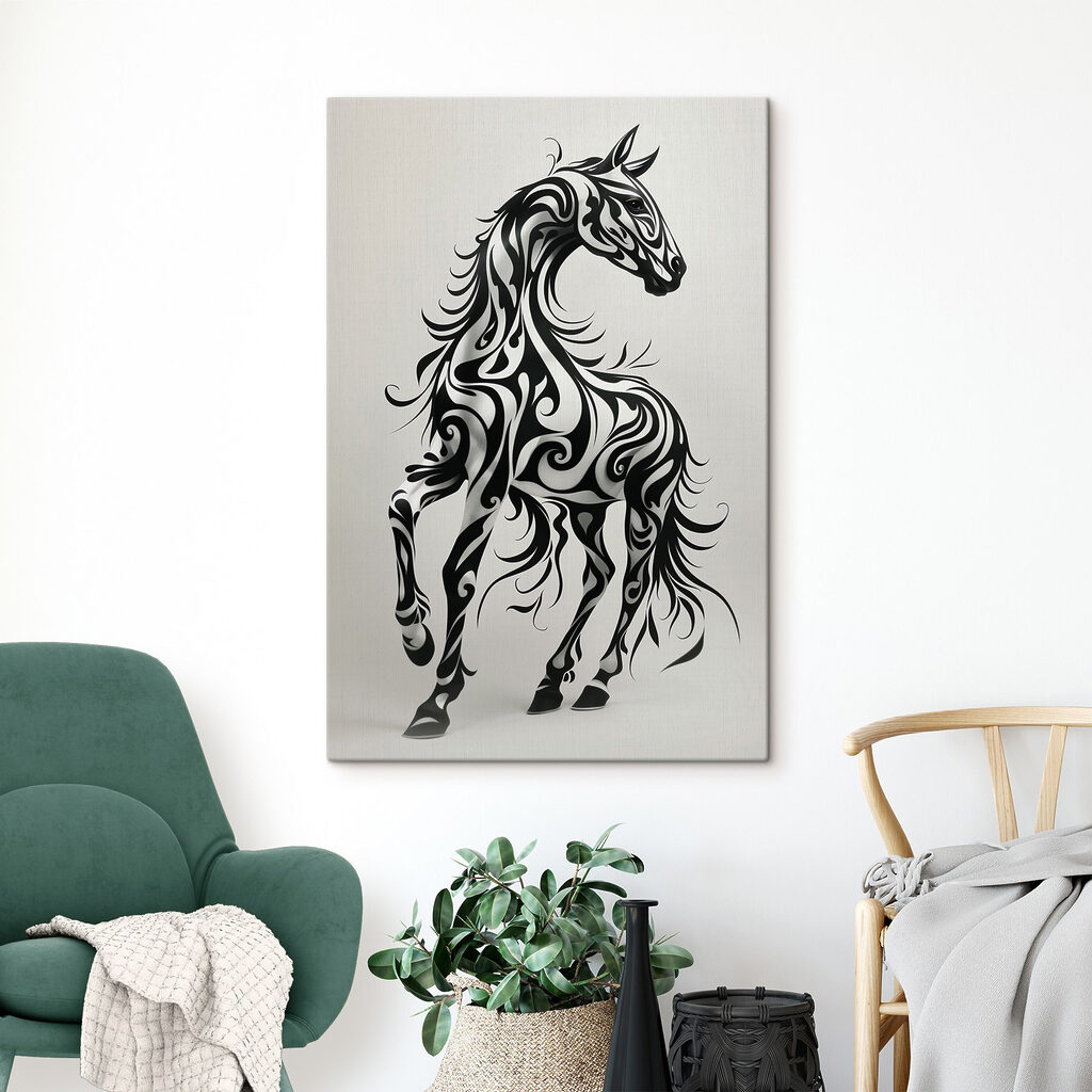 Cavallo di linee nere — ambiente 2