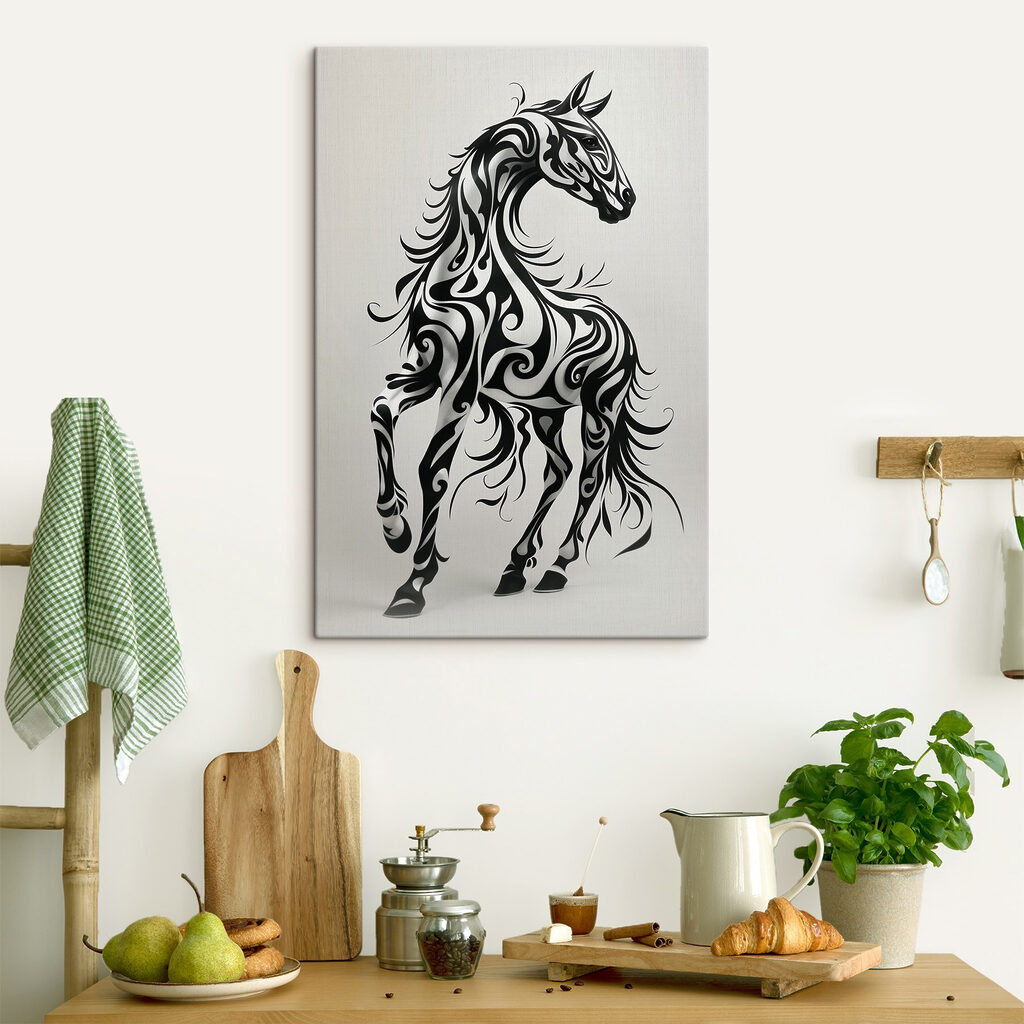Cavallo di linee nere — ambiente 1