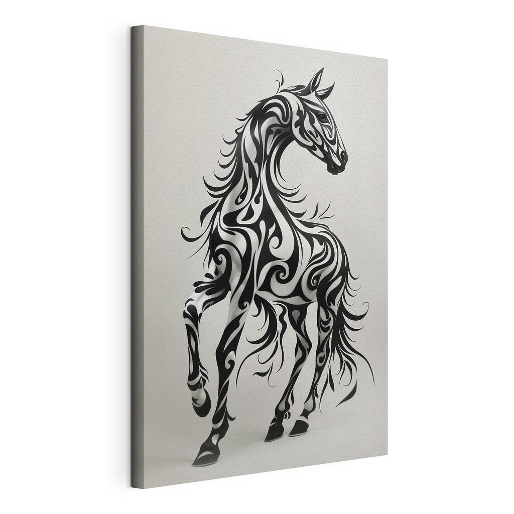 Cavallo di linee nere — vista del prodotto