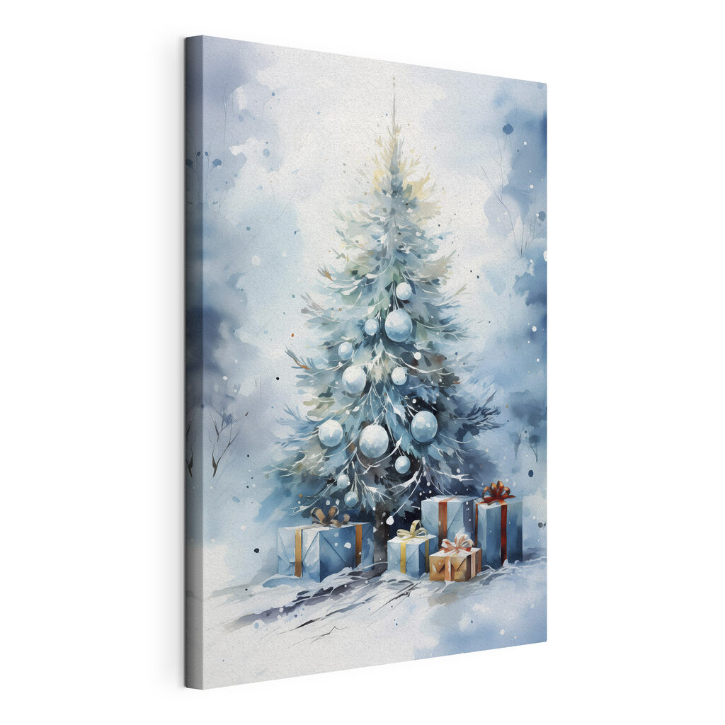 Albero di Natale azzurro — vista del prodotto