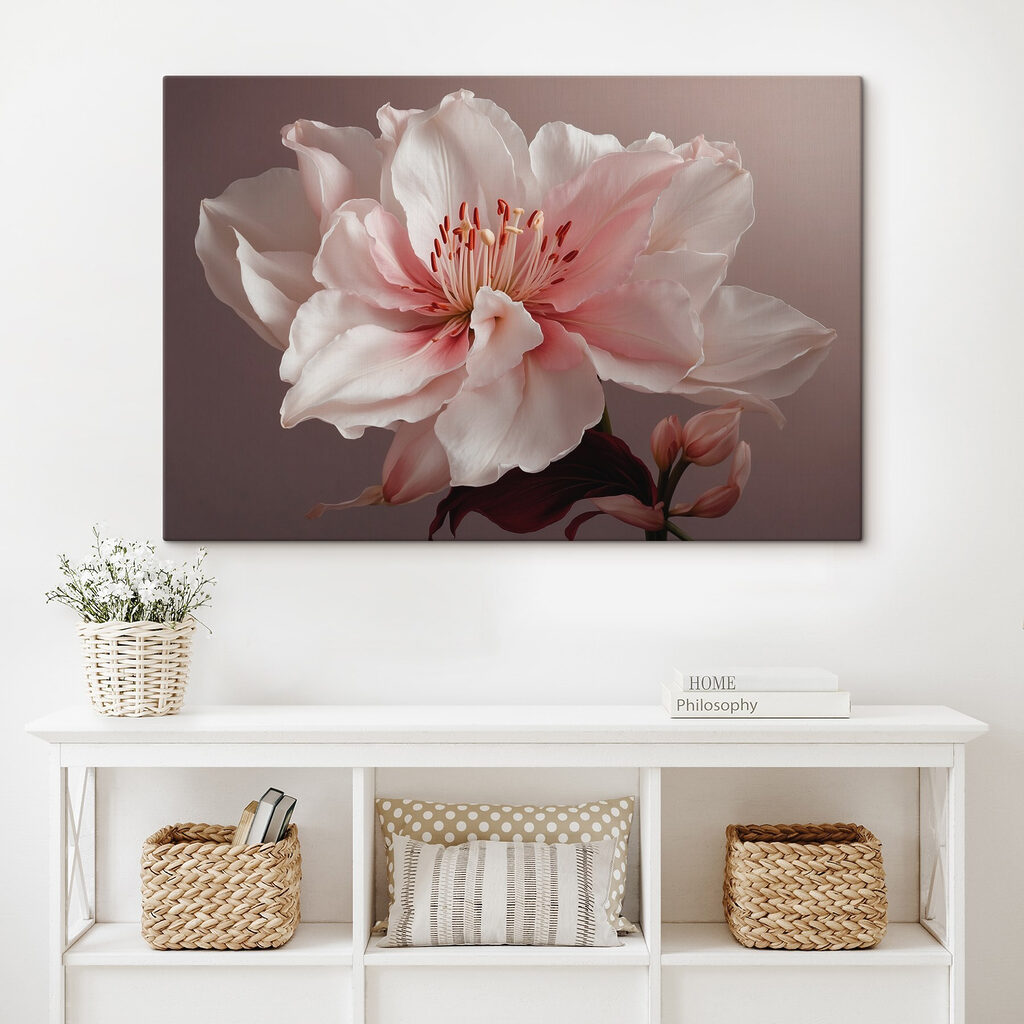 Fiore rosa e bianco — ambiente 3