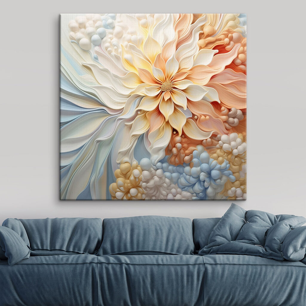 Fiore in toni pastello — ambiente 2