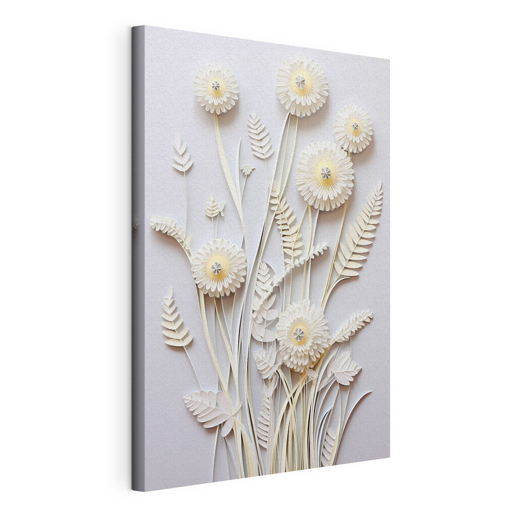 Fiori bianchi e felci — vista del prodotto