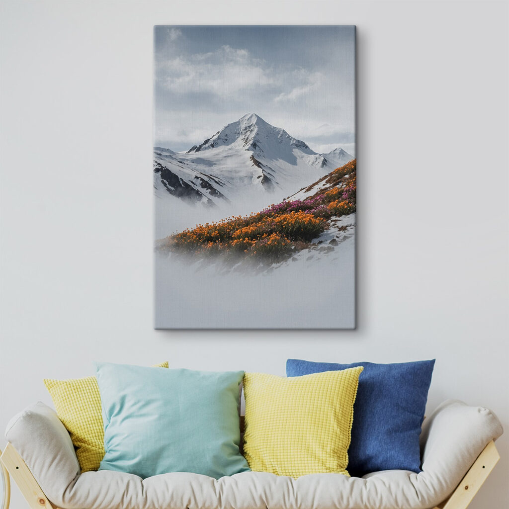 Vetta innevata d’autunno — ambiente 2
