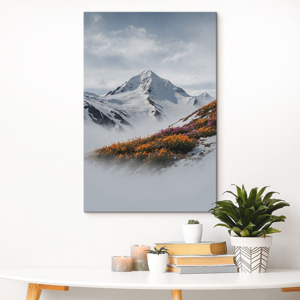 Vetta innevata d’autunno — ambiente 1