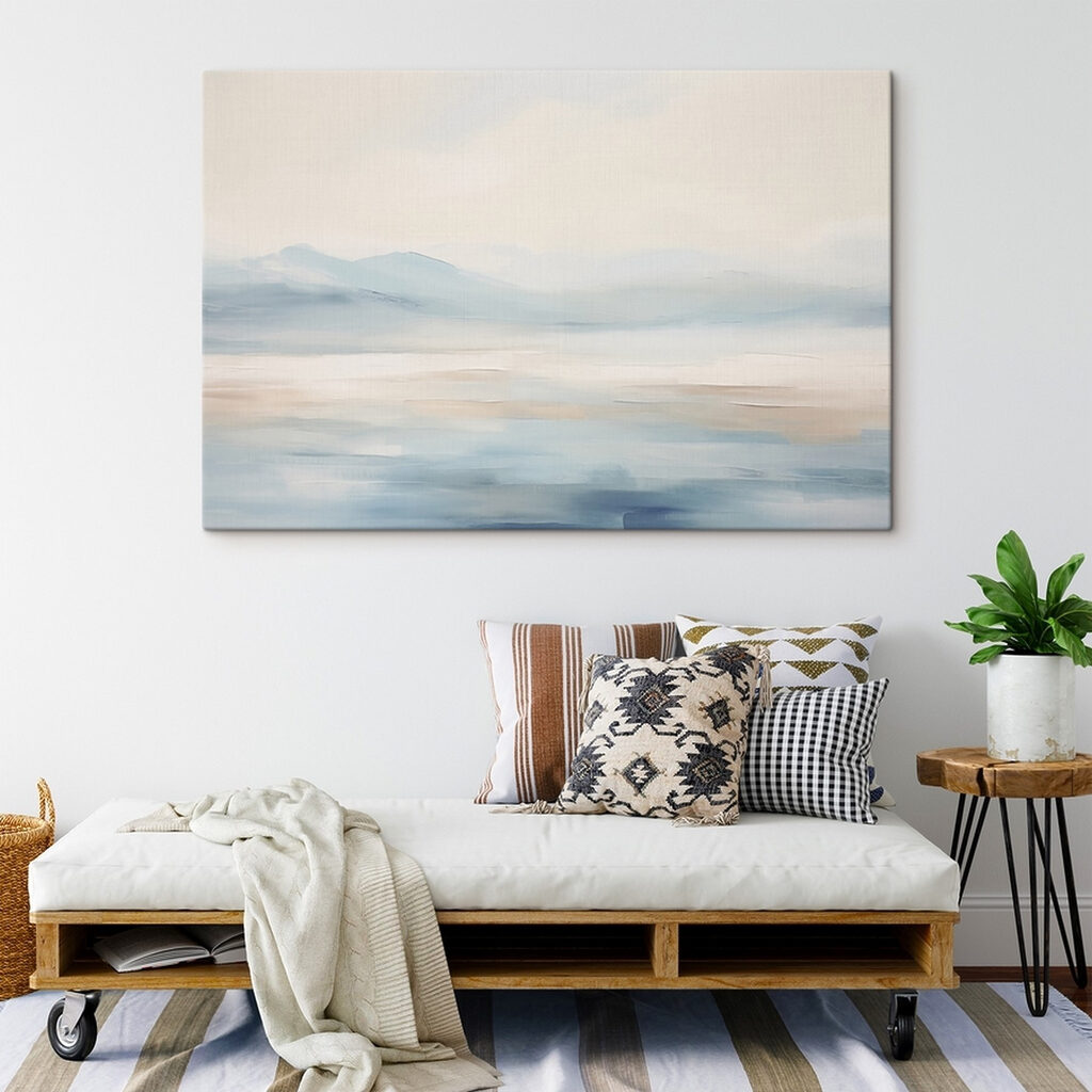 Lontananza blu ad acquerello — ambiente 1