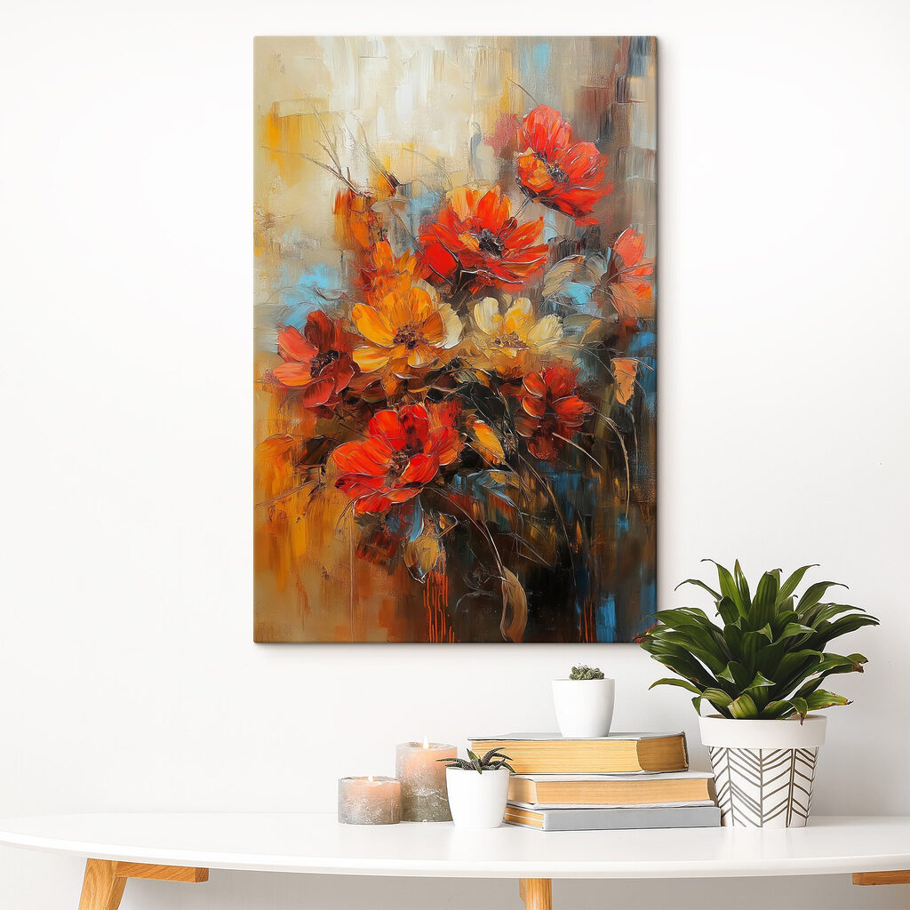 Fiori d’autunno in ocra — ambiente 2
