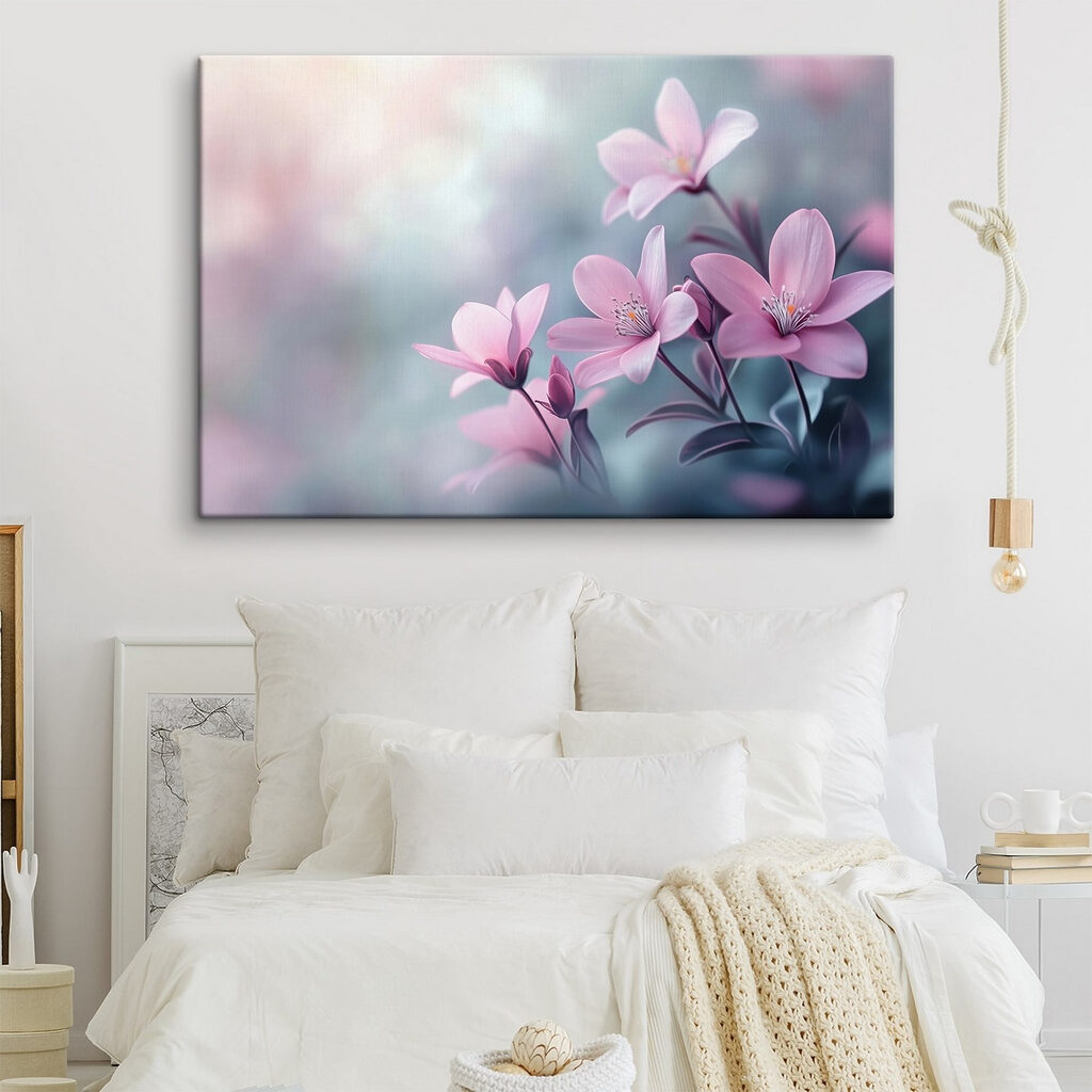 Fiori rosa controluce — ambiente 2