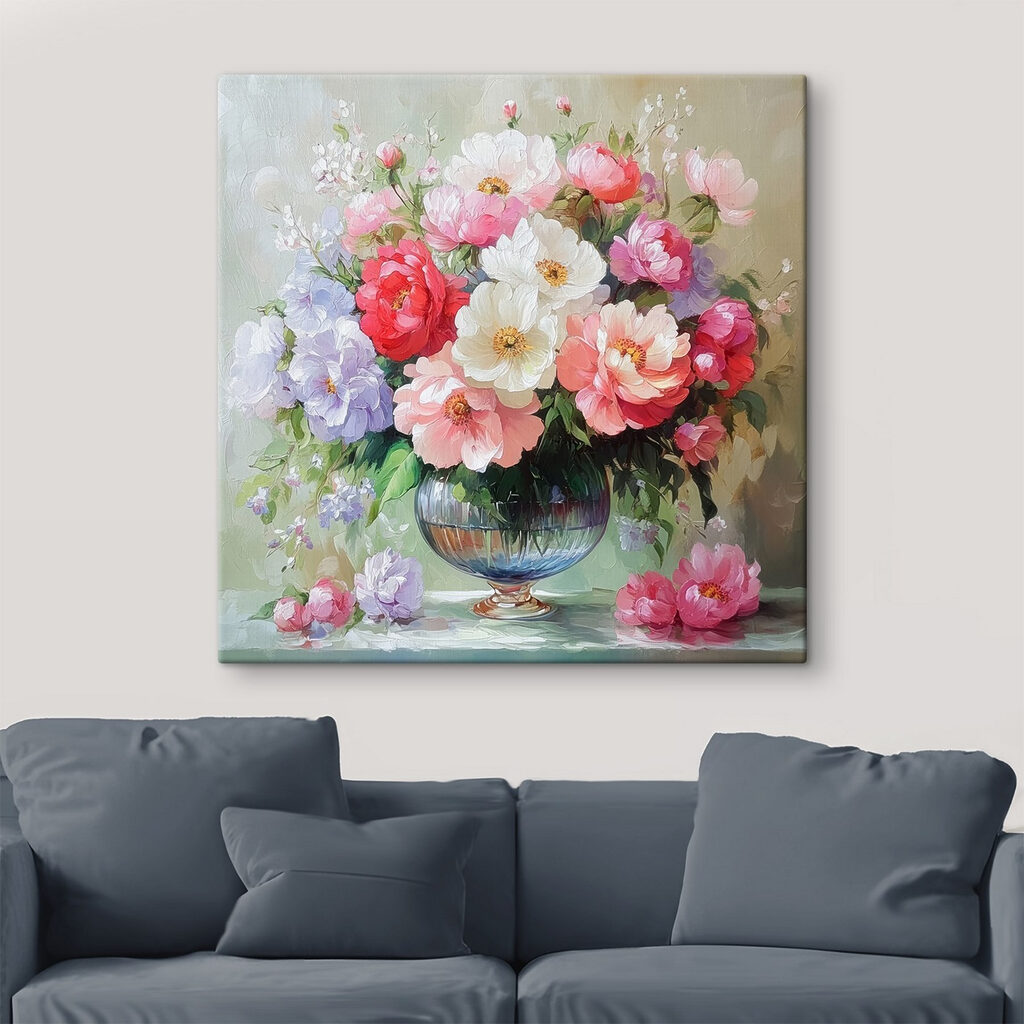 Fiori su tavolo chiaro — ambiente 1