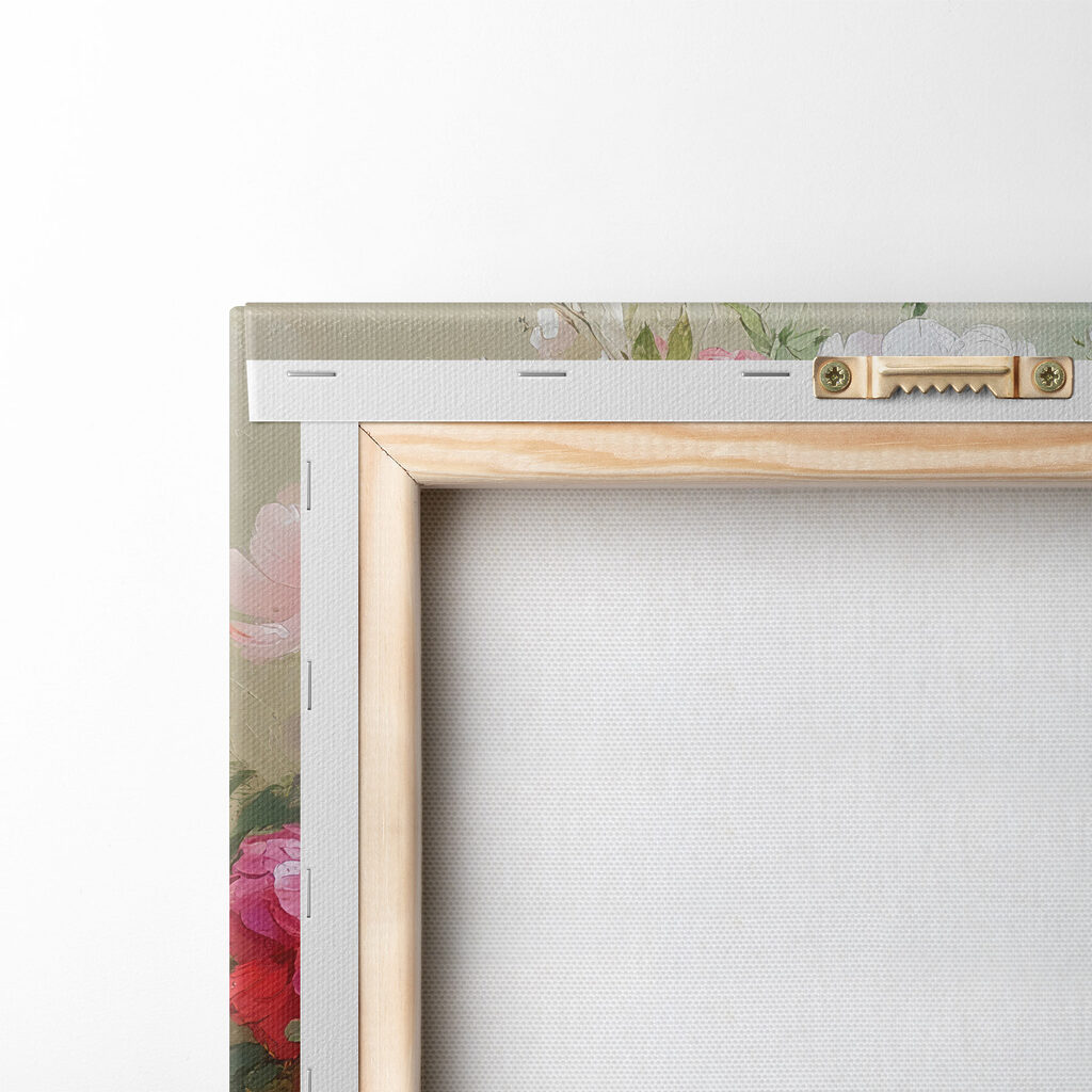 Fiori su tavolo chiaro — retro