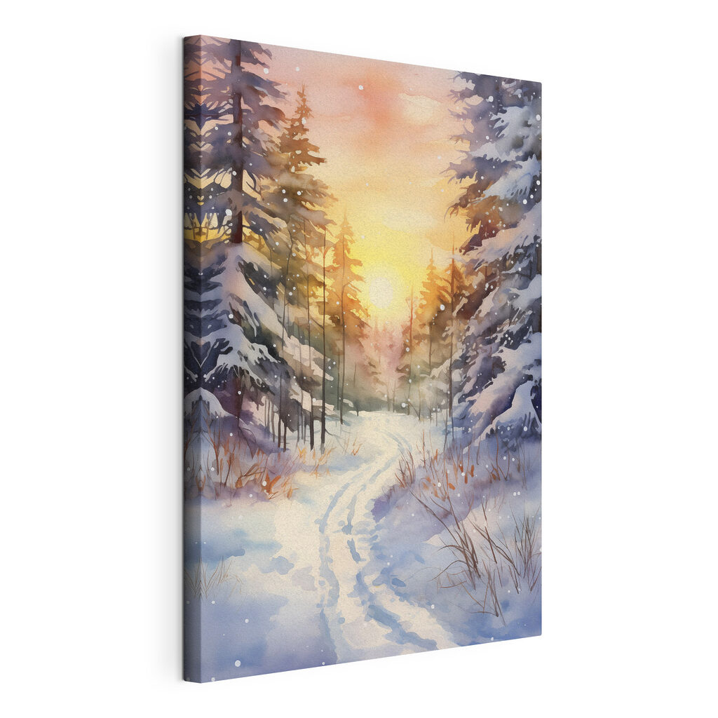 Sentiero innevato dorato — vista del prodotto